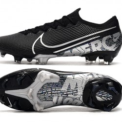 Nike Mercurial Vapor 13 Elite FG Black Silver Football Boots