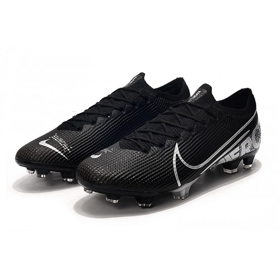 Nike Mercurial Vapor 13 Elite FG Black Silver Football Boots