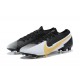 Nike Mercurial Vapor 13 Elite FG Black Silver Gold Football Boots