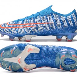 Nike Mercurial Vapor 13 Elite FG Blue White Orange Football Boots