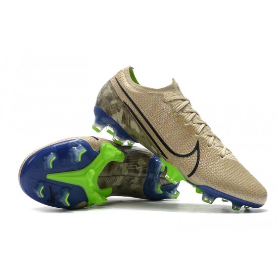 Nike Mercurial Vapor 13 Elite FG Brown Black Green Football Boots