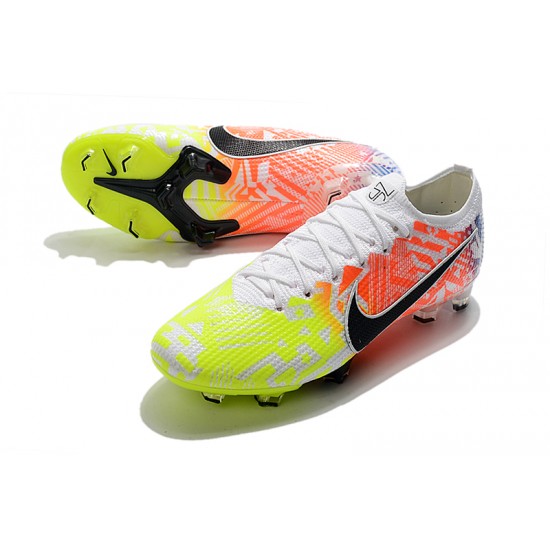 Nike Mercurial Vapor 13 Elite FG Multi White Green Black Orange Football Boots