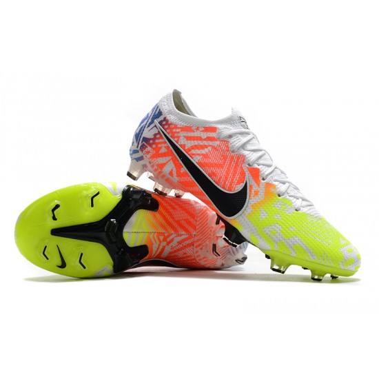 Nike Mercurial Vapor 13 Elite FG Multi White Green Black Orange Football Boots