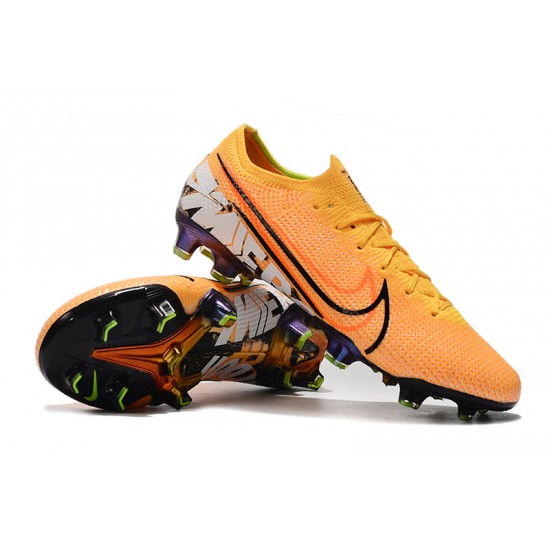 Nike Mercurial Vapor 13 Elite FG Orange Black White Football Boots