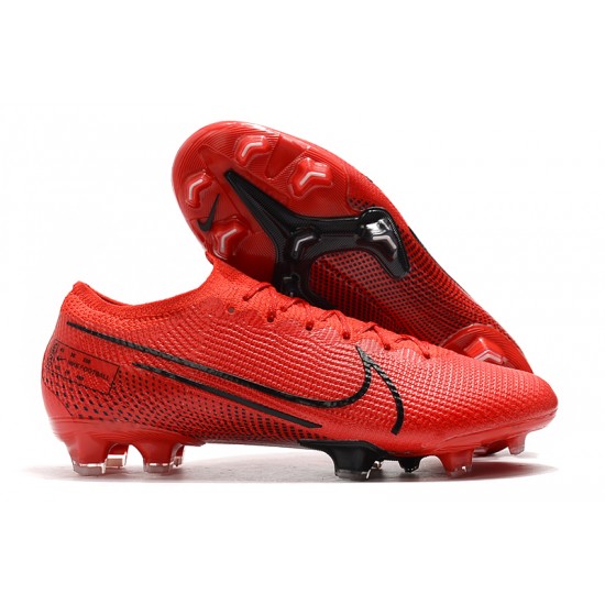 Nike Mercurial Vapor 13 Elite FG Red Black Football Boots