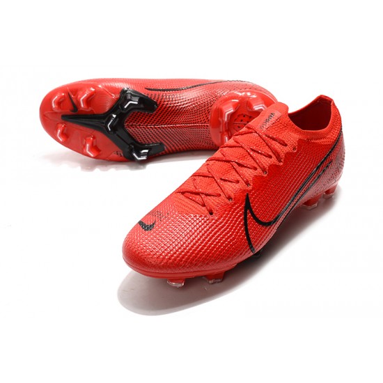 Nike Mercurial Vapor 13 Elite FG Red Black Football Boots