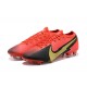 Nike Mercurial Vapor 13 Elite FG Red Black Gold Football Boots