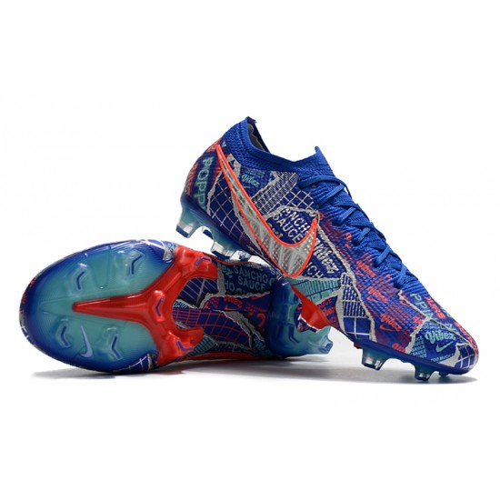 Nike Mercurial Vapor 13 Elite FG Silver Blue Multi Football Boots