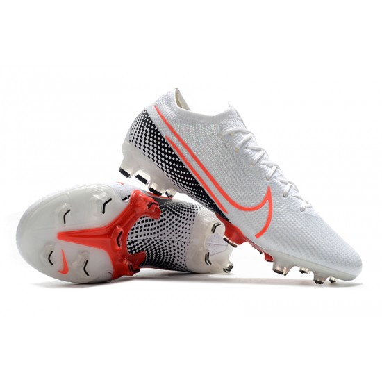 Nike Mercurial Vapor 13 Elite FG White Orange Black Football Boots