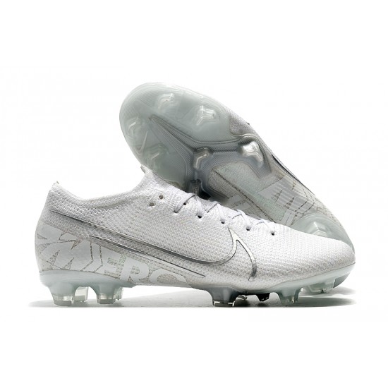 Nike Mercurial Vapor 13 Elite FG White Silver Football Boots