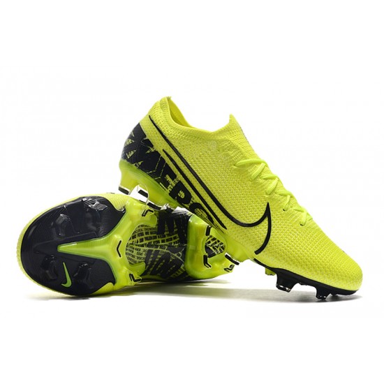 Nike Mercurial Vapor 13 Elite FG Yellow Green Black Football Boots