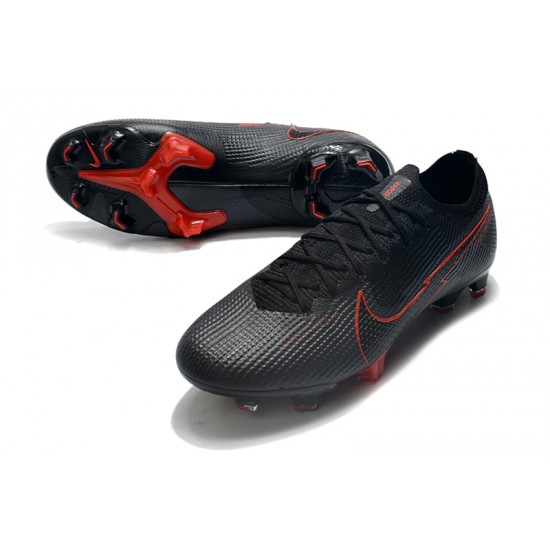 Nike Mercurial Vapor 13 Elite Korea FG Black Red Football Boots