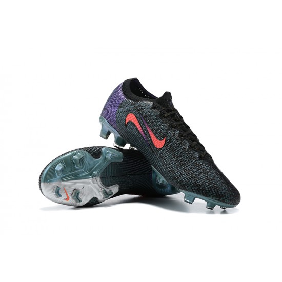 Nike Mercurial Vapor 13 Elite SE FG Low Mens Peach Black Blue Football Boots