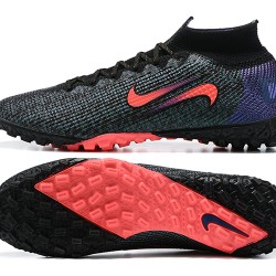 Nike Mercurial Vapor 13 Elite SE TF High Mens Pink Black Blue Football Boots