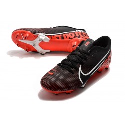 Nike Mercurial Vapor XIII PRO FG Black Red White Football Boots