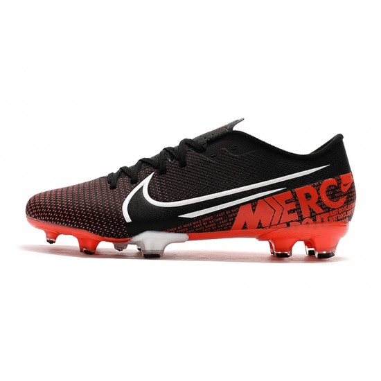 Nike Mercurial Vapor XIII PRO FG Black Red White Football Boots