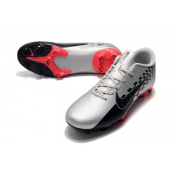 Nike Mercurial Vapor XIII PRO FG Black Silver Red Football Boots