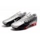 Nike Mercurial Vapor XIII PRO FG Black Silver Red Football Boots