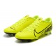 Nike Mercurial Vapor XIII PRO FG Black Yellow Football Boots