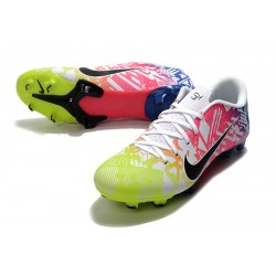 Nike Mercurial Vapor XIII PRO FG Green Black Pink White Football Boots