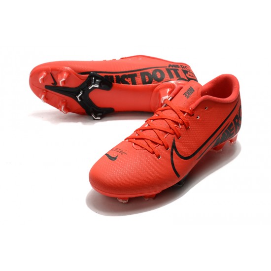 Nike Mercurial Vapor XIII PRO FG Red Black Football Boots