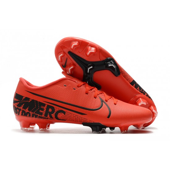 Nike Mercurial Vapor XIII PRO FG Red Black Football Boots