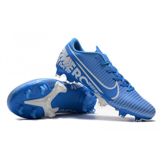 Nike Mercurial Vapor XIII PRO FG White Blue Football Boots