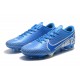 Nike Mercurial Vapor XIII PRO FG White Blue Football Boots