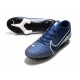 Nike Mercurial Vapor XIII PRO FG White Deep Blue Football Boots