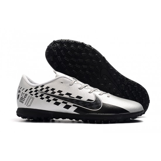 Nike Mercurial Vapor XIII TF Black Silver Football Boots