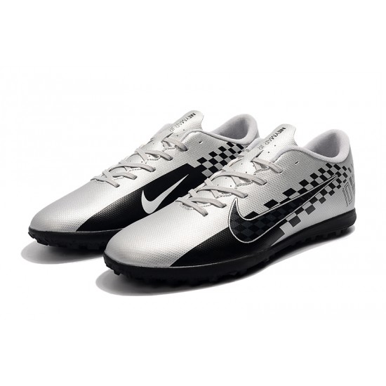 Nike Mercurial Vapor XIII TF Black Silver Football Boots