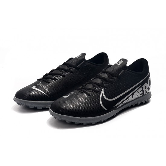 Nike Mercurial Vapor XIII TF Black White Football Boots