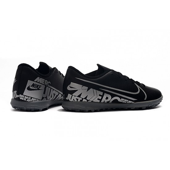 Nike Mercurial Vapor XIII TF Black White Football Boots