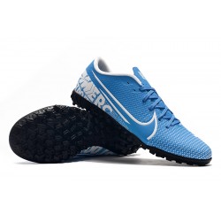 Nike Mercurial Vapor XIII TF White Blue Football Boots