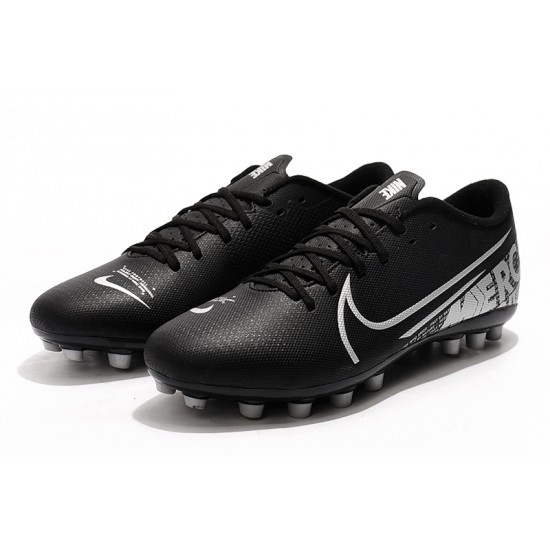 Nike Vapor 13 Academy AG R Black White Football Boots