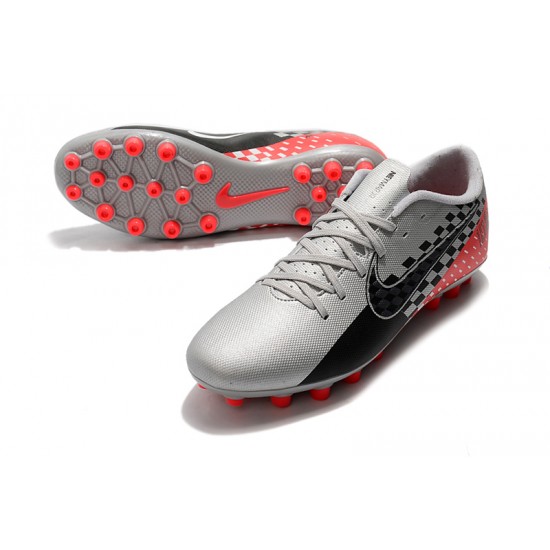 Nike Vapor 13 Academy AG R Grey Black Red Football Boots