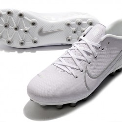 Nike Vapor 13 Academy AG R White Silver Football Boots