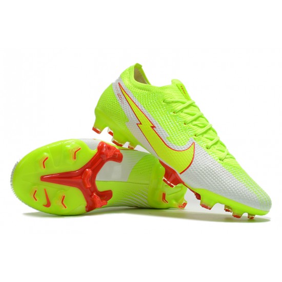 Nike Vapor 13 Elite FG Low Mens Green Red Grey Football Boots