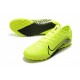 Nike Vapor 13 Pro TF Black Green Yellow Football Boots