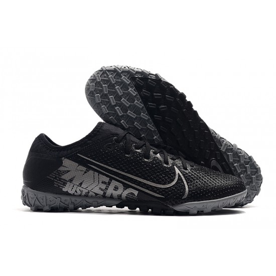 Nike Vapor 13 Pro TF Black Silver Football Boots