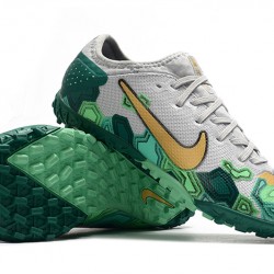 Nike Vapor 13 Pro TF Green Grey Gold Football Boots