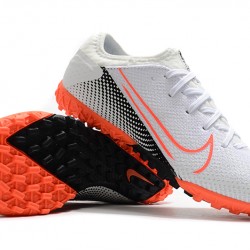 Nike Vapor 13 Pro TF White Black Orange Football Boots