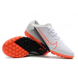 Nike Vapor 13 Pro TF White Black Orange Football Boots