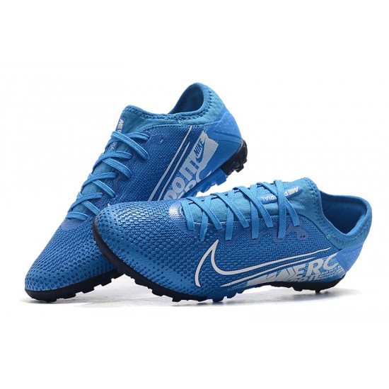 Nike Vapor 13 Pro TF White Blue Black Football Boots