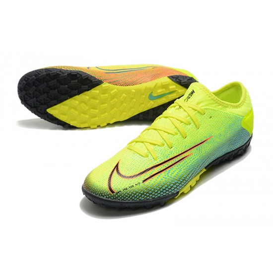 Nike Vapor 13 Pro TF Yellow Green Black Red Football Boots