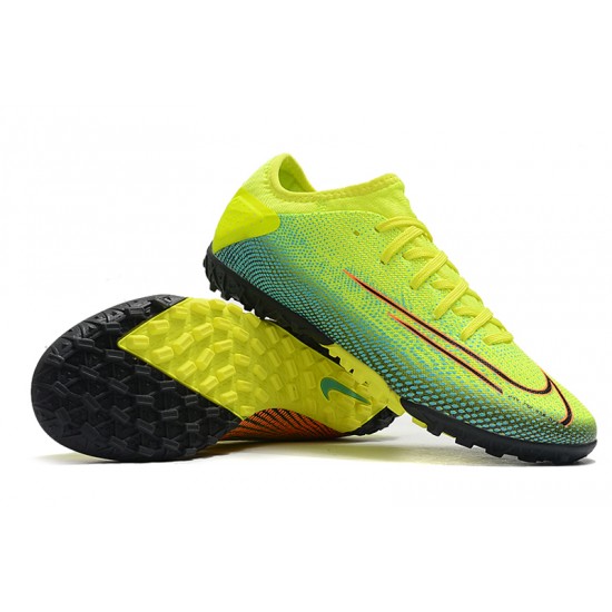 Nike Vapor 13 Pro TF Yellow Green Black Red Football Boots