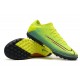 Nike Vapor 13 Pro TF Yellow Green Black Red Football Boots