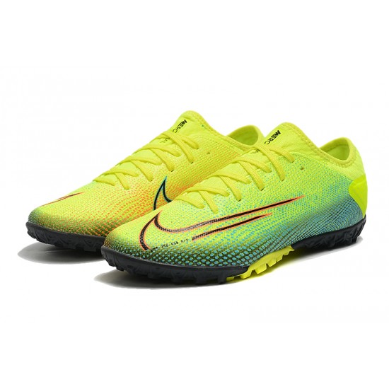 Nike Vapor 13 Pro TF Yellow Green Black Red Football Boots