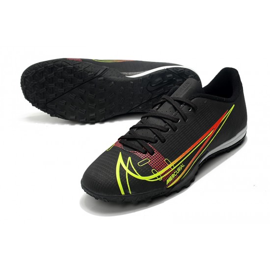 Nike Vapor 14 Academy TF Low Mens Black Green Red White Football Boots