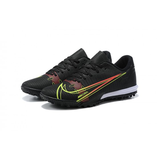 Nike Vapor 14 Academy TF Low Mens Black White Green Red Football Boots